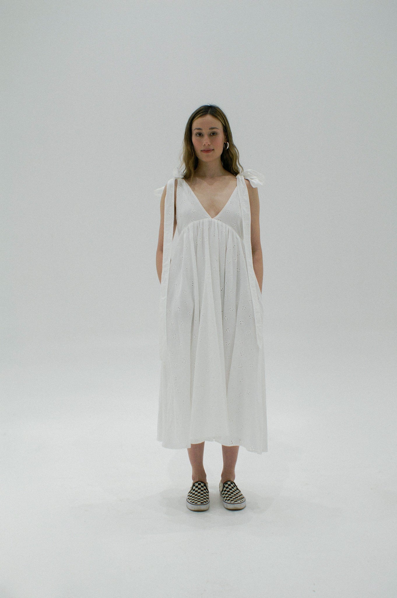 Tyr Dress | Milk Eyelet